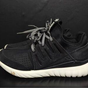 adidas Black and White Athletic Shoes